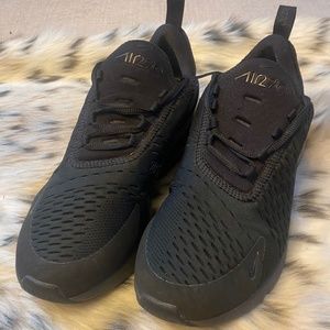 Nike Air Max 270 All-Black Running Sneaker in Women's in Size 8.5